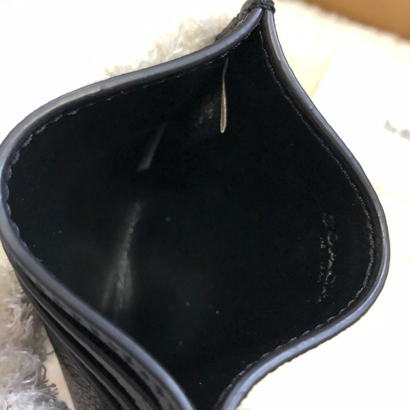 🖤Coach Slim Card Case with Baseball ⚾️ Stitch 🖤 - Picture 4 of 5